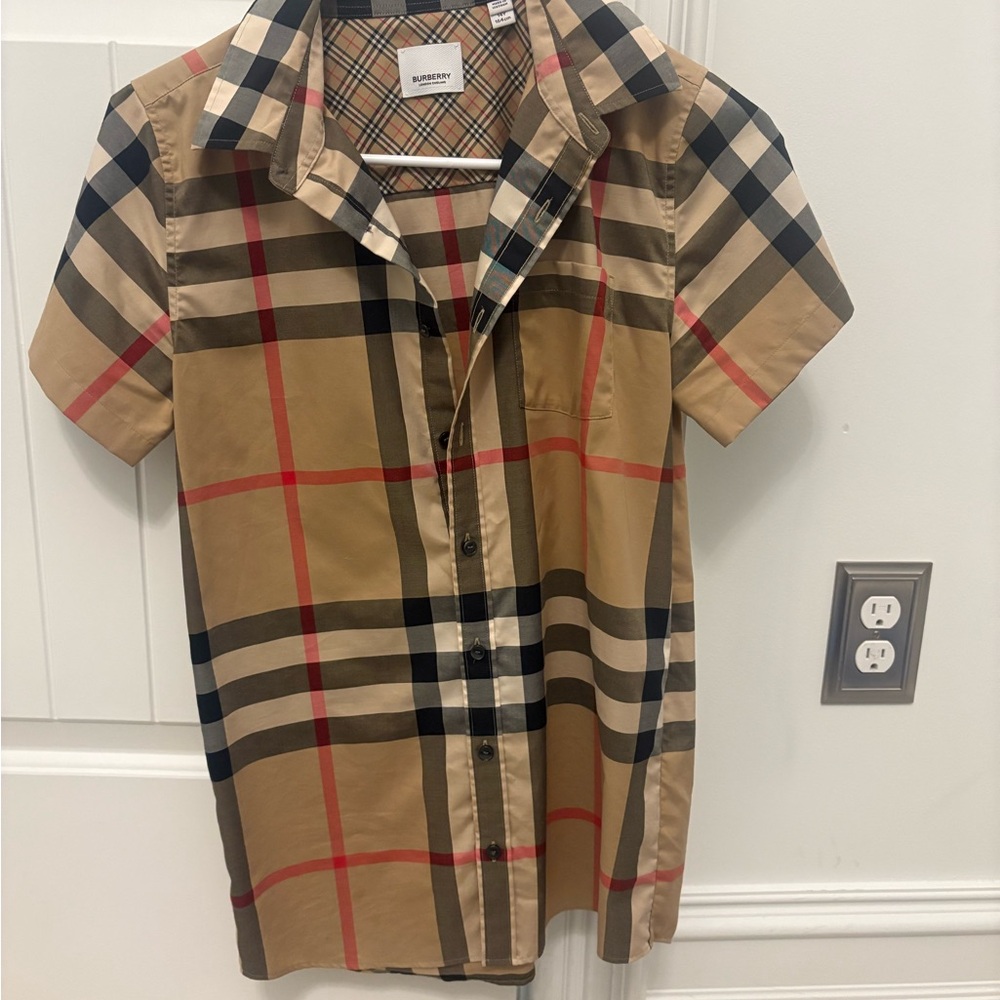 Burberry Multicolor Plaid Shirt